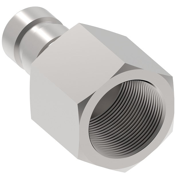 FD90-1035-04-04 Hansen® by Danfoss | Quick Disconnect Diagnostic Coupling | FD90 Series | 1/4" Female NPT x 1/4" SAE J1502 Interchange | Plug | NBR Seal | Valved with Dust Cap | Steel