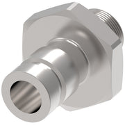 FD90-1012-04-04 Hansen® by Danfoss | Quick Disconnect Coupling | FD90 Series | 1/4" Male NPT x 1/4" SAE J1502 Interchange | Plug | NBR Seal | Valved | Steel