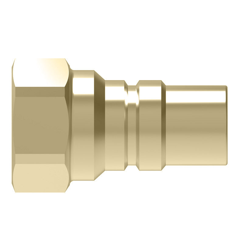 GMP1250F Hansen® by Danfoss | Pneumatic Quick Disconnect Coupling | Gas-Mate Series (For Indoor Use Only) | 1-1/4" Female NPTF x 1-1/4" Body Size | Plug | Brass