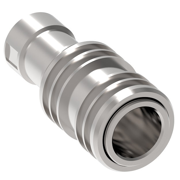 HA0501100 Hansen® by Danfoss | Quick Disconnect Coupling | H5000 Series | 1/4" Female BSPP x 1/4" Body Size | Socket | NBR Seal | Steel
