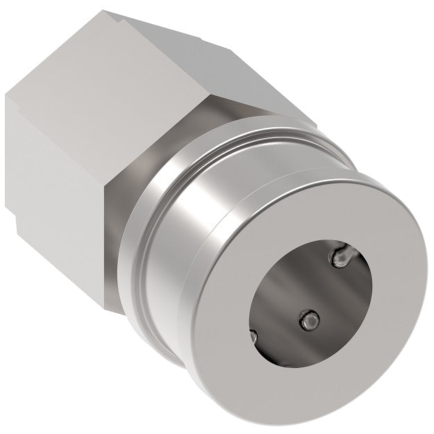LL10H41BS Hansen® by Danfoss | Quick Disconnect Coupling | HK10/12/20 Series | 1-1/4" Female BSPP x 1-1/4" ISO 7241-1 B | Socket | NBR Seal | 303 Stainless Steel
