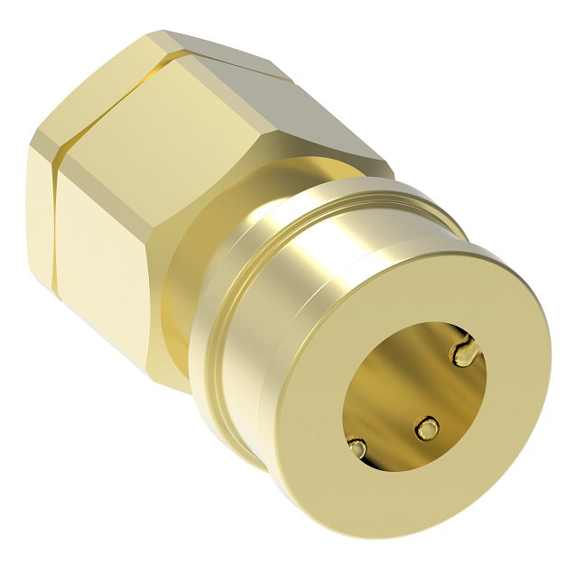 B20H56 Hansen® by Danfoss | Quick Disconnect Coupling | HK10/12/20 Series | 2-1/2" Female NPTF x 2-1/2" ISO 7241-1 B | Socket | NBR Seal | Brass