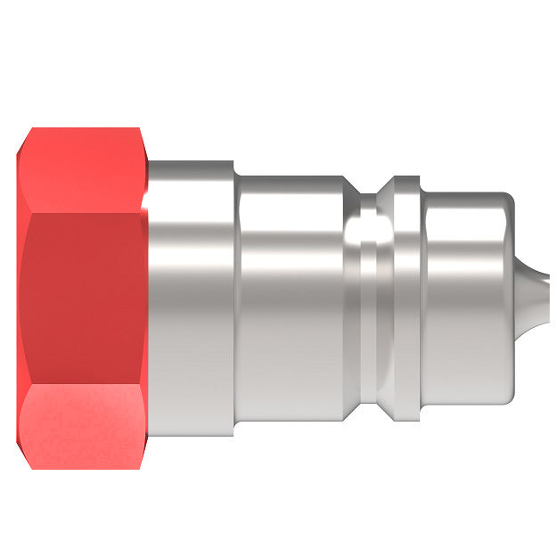 4KFR26 Hansen® by Danfoss | Quick Disconnect Coupling | HKFR Series BOP | 1/2" Female NPTF x 1/2" ISO 7241-1 Series B | Plug | NBR Seal | Steel