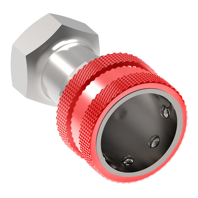 6HFR31 Hansen® by Danfoss | Quick Disconnect Coupling | HKFR Series BOP | 3/4" Female NPTF x 3/4" ISO 7241-1 Series B | Socket | NBR Seal | Steel