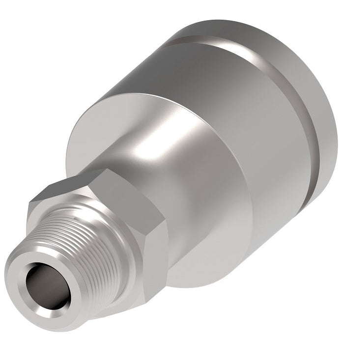 HP3SB37M Hansen® by Danfoss | Quick Disconnect Coupling | HP3 Series | 3/8" Male NPT x 3/8" High Pressure | Socket | NBR Seal | Steel