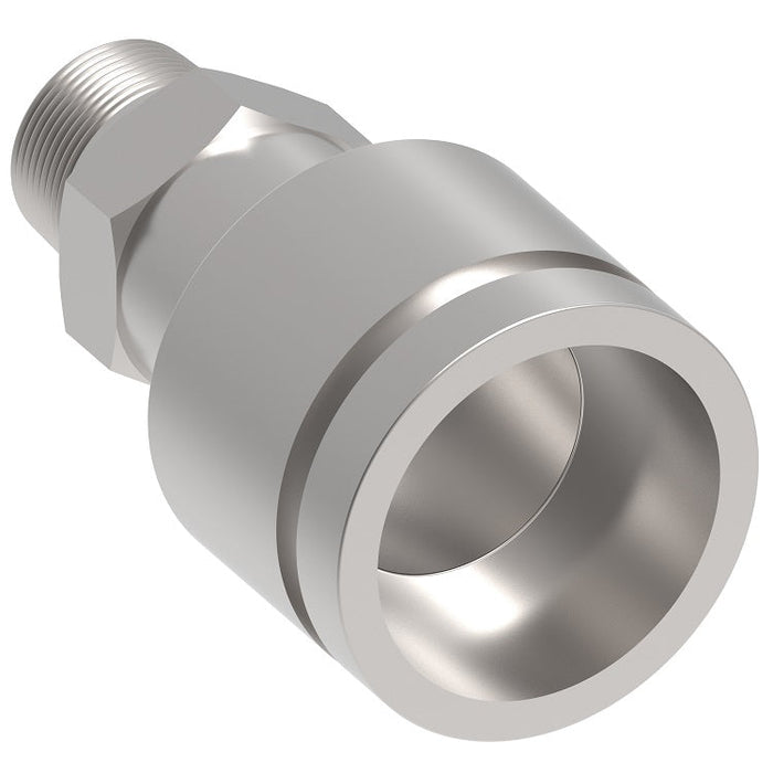 HP3SB37M Hansen® by Danfoss | Quick Disconnect Coupling | HP3 Series | 3/8" Male NPT x 3/8" High Pressure | Socket | NBR Seal | Steel