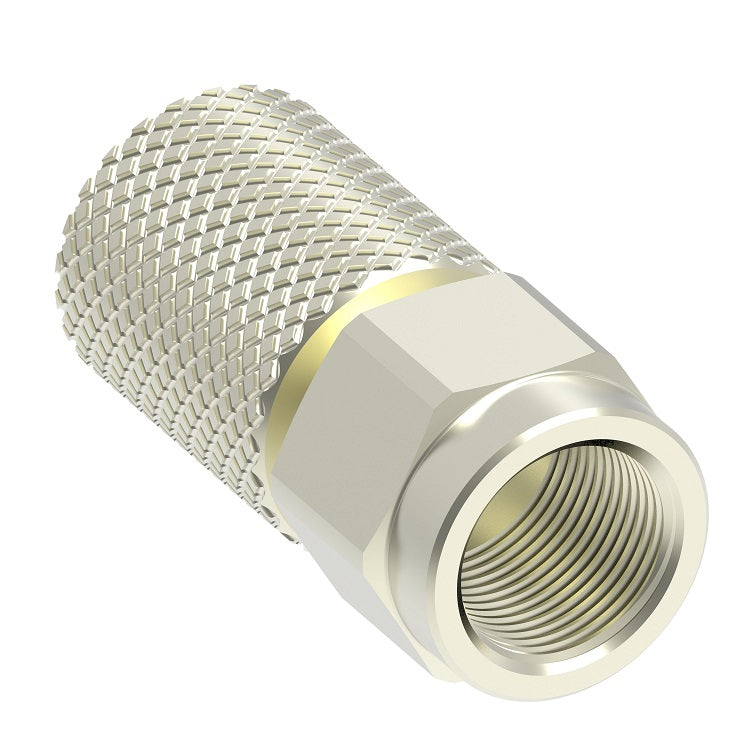 FF14794 Hansen® by Danfoss | Direct Gauge Adapter | 1/4" Female NPT | Nickel Plated Steel