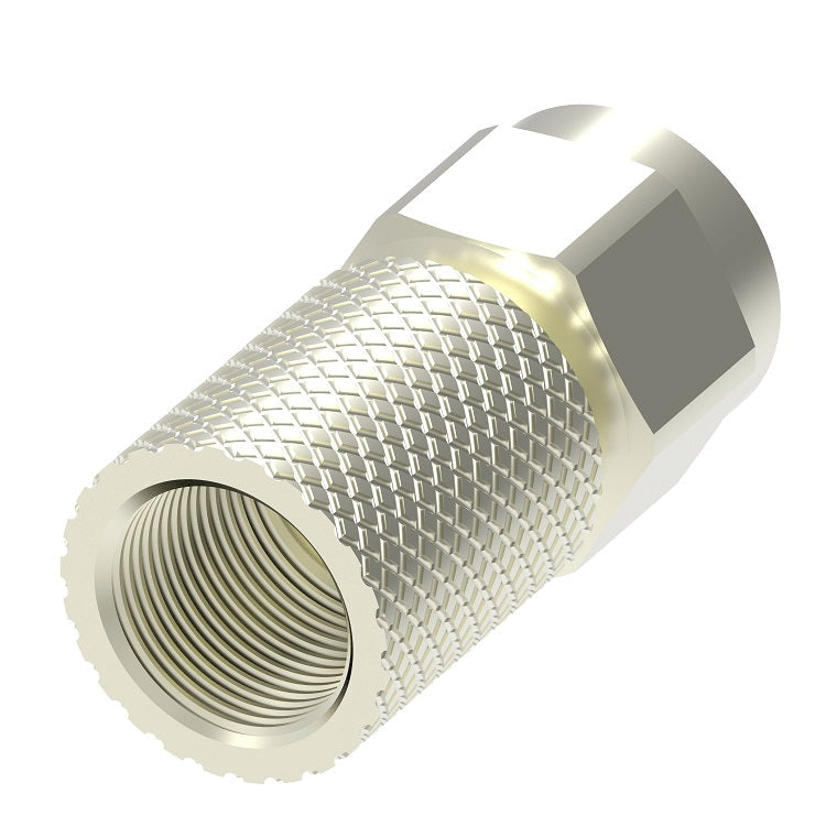 FF14795 Hansen® by Danfoss | Direct Gauge Adapter | 7/16-20 Female UNF | Nickel Plated Steel