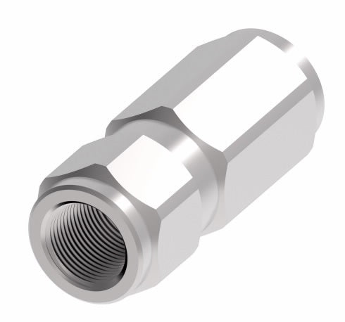 RA0422000 Hansen® by Danfoss | Quick Disconnect Check Valve | R4000 Series | 3/8" Female NPTF x 3/8" Body Size | Cracking Pressure: 0.5 bar (7.25 psi) | NBR Seal | Steel