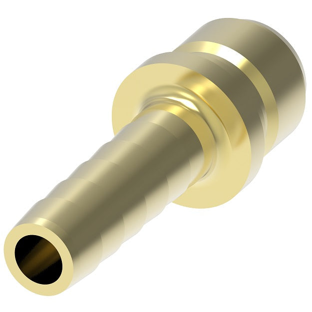 B4T27 Hansen® by Danfoss | Quick Disconnect Coupling | ST Series | 1/2" Hose ID x 1/2" Body Size | Plug | NBR Seal | Brass