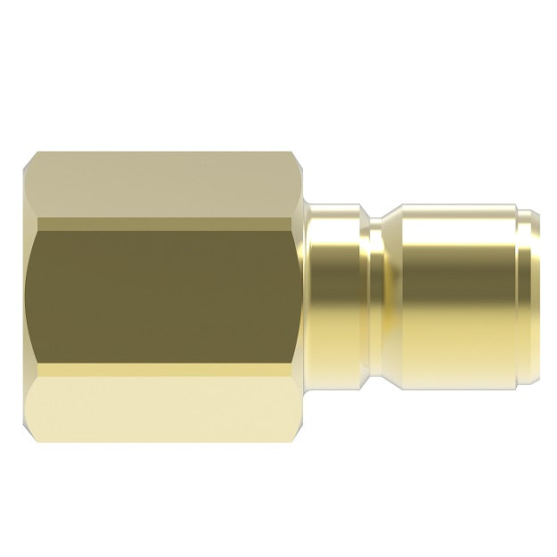B12T46 Hansen® by Danfoss | Quick Disconnect Coupling | ST Series | 1-1/2" Female NPTF x 1-1/2" Body Size | Plug | NBR Seal | Brass