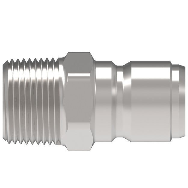 8T35 Hansen® by Danfoss | Quick Disconnect Coupling | ST Series | 1" Male NPTF x 1" Body size | Plug | NBR Seal | Steel
