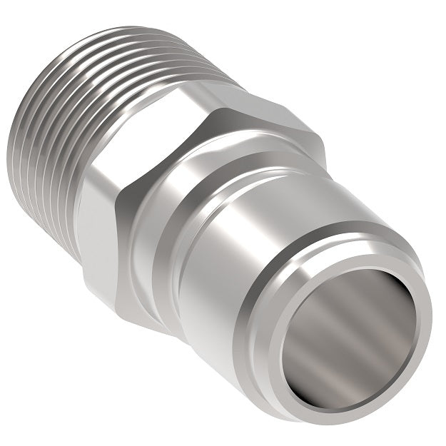 1T10E Hansen® by Danfoss | Quick Disconnect Coupling | ST Series | 1/8" Male NPTF x 1/8" Body size | Plug | NBR Seal | Steel