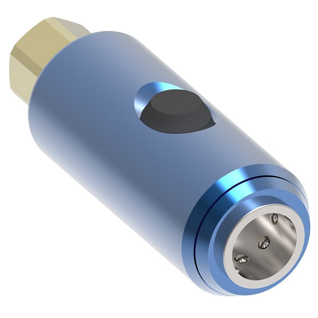 GD1052683 Hansen® by Danfoss | Pneumatic Quick Disconnect Coupling | Safeline Series | 3/8" Female NPT x 3/8" ISO 6150 B GD10500 | Push Button Socket | NBR Seal | Aluminum