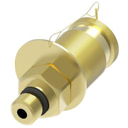 FF14787 Hansen® by Danfoss | Standard Test Coupling | 7/16-20 Male UNF | FKM Seal | Nickel Plated Steel