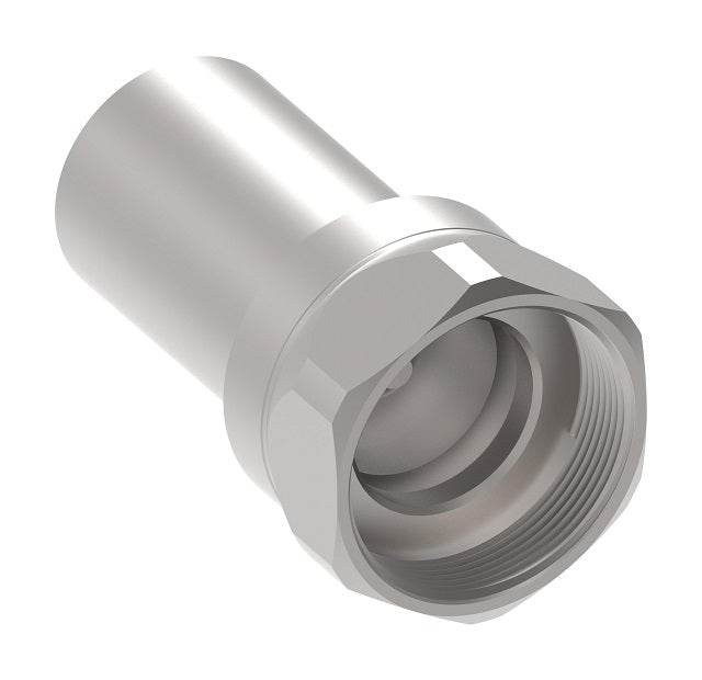 WV06257V0 Hansen® by Danfoss | Quick Disconnect Coupling | W6000 Series | 1" Female NPT x 1" Thread-to-Connect | Socket | FKM Seal | Stainless Steel