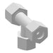 1564PX8 by Danfoss | Compression Tube | Union Tee | 1/2" Tube OD x 1/2" Tube OD x 1/2" Tube OD | Polypropylene