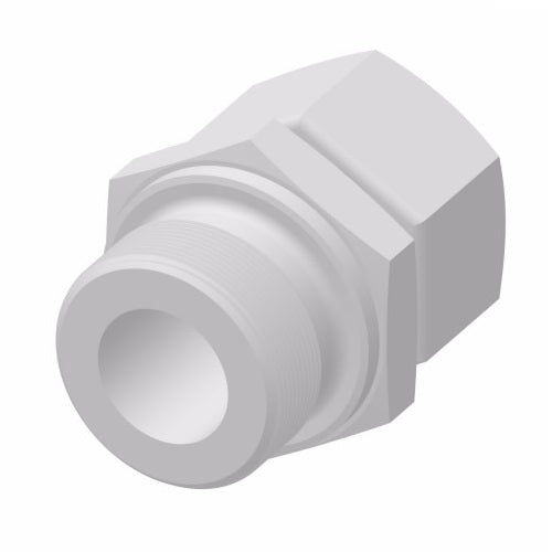 1568PX12X12G by Danfoss | Compression Tube x Male Connector with 'GRIPPER' Nut | 3/4" Tube OD x 3/4" Male Pipe | Polypropylene
