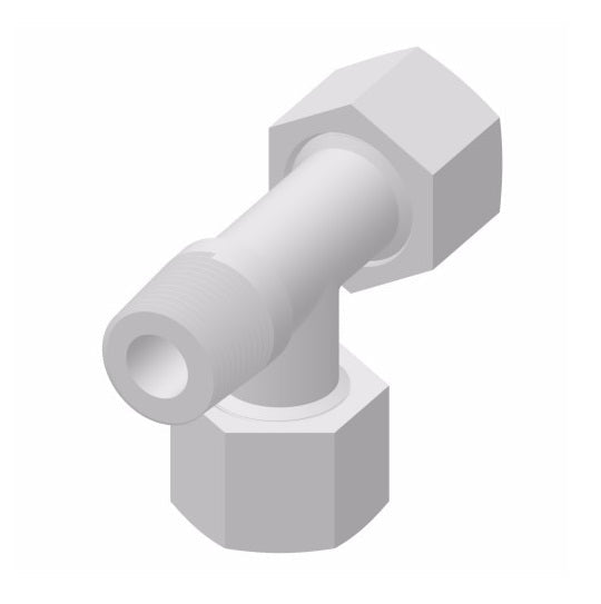 1571X8 by Danfoss | Compression Tube | Male Run Tee | 1/2" Tube OD x 3/8" Male Pipe x 1/2" Tube OD | Nylon