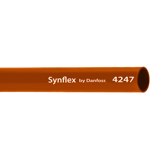 4247-04136 Synflex Solstice by Danfoss | 4247 Eclipse | Type A Truck Air Brake Tubing | 0.25" Tube OD | 0.17" Tube ID | 0.04" Wall Thickness | Orange | 6000 ft Length (Non-Continuous)