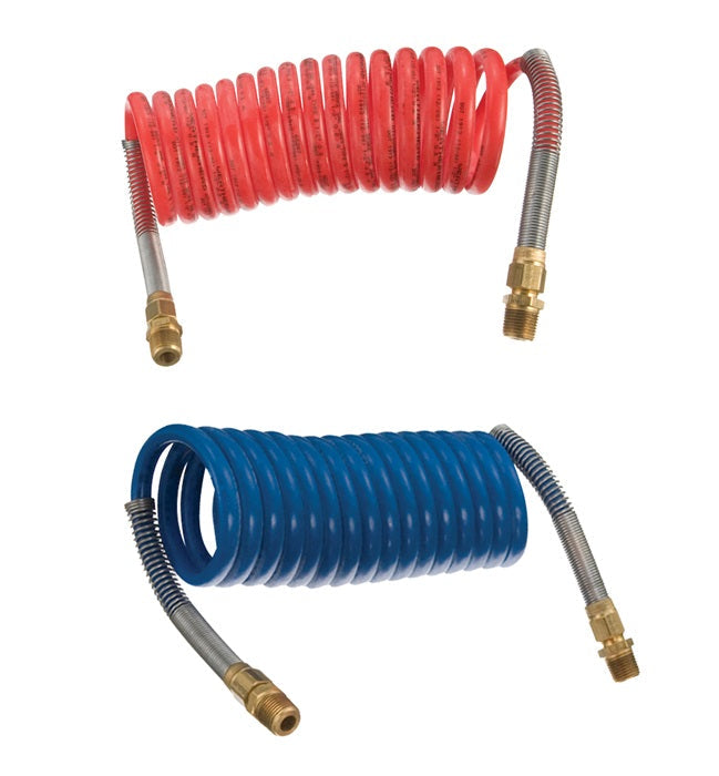 20CA12-12 Synflex Eclipse by Danfoss | 15CA Eclipse | Air Brake Tubing Coil Set | Red & Blue | 12" Pigtails | 20ft Length