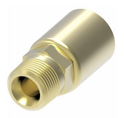 33806P-J06 Weatherhead by Danfoss | 338 'P' Series | Male Pipe Swivel Crimp Fitting | -06 Male Pipe Swivel x -06 Hose Barb | Brass