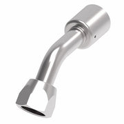 75708E-488 Weatherhead by Danfoss | 757 'E' Series | Female SAE 45° Flare Swivel Tube 45° Elbow Crimp Fitting | -08 Female SAE 45° Flare Swivel x -08 Hose Barb | Steel