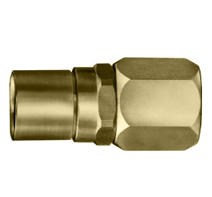 FITT. #31 Weatherhead by Danfoss | Everswage | Female SAE 45° Swivel Crimp Fitting for Everflex Hose | 1/4" Hose Barb x 5/16" Female SAE 45° Swivel | Brass