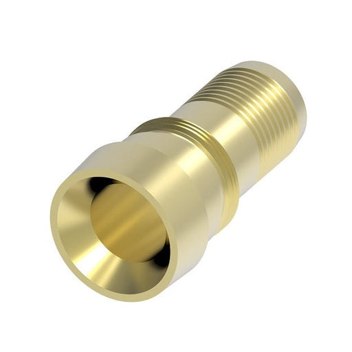 NJ-20-B Weatherhead by Danfoss | Everswage | Female 37° JIC Insert Crimp Fitting for Everflex Hose | 1-1/8" Hose Barb x 1-1/4" Female 37° JIC | Brass