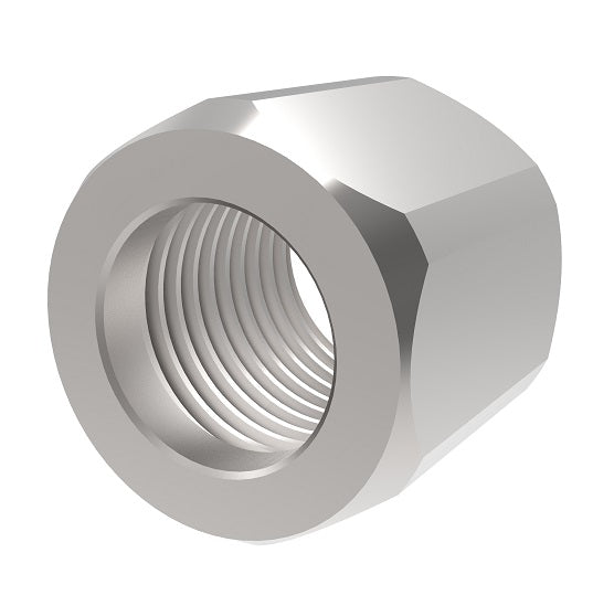 NNJ-8-S Weatherhead by Danfoss | Everswage | Female 37° JIC Nut for Everflex Hose | 13/32" Hose ID x 1/2" Female 37° JIC | Stainless Steel