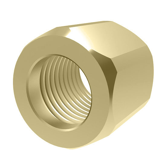 NNJ-5-B Weatherhead by Danfoss | Everswage | Female 37° JIC Nut for Everflex Hose | 1/4" Hose ID x 5/16" Female 37° JIC | Brass