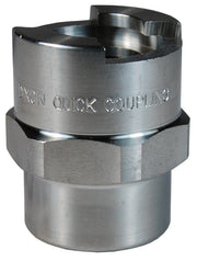 4NF6-S by Dixon Valve | Pneumatic Quick Disconnect Coupling | Dix-Lock® N-Series | 3/4" Female NPTF x 1/2" Body Size | Socket | Nitrile Seal | 303 Stainless Steel