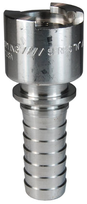 4NS6-S by Dixon Valve | Pneumatic Quick Disconnect Coupling | Dix-Lock® N-Series | Hose Barb | 3/4" Hose ID x 1/2" Body Size | Socket | Nitrile Seal | 303 Stainless Steel