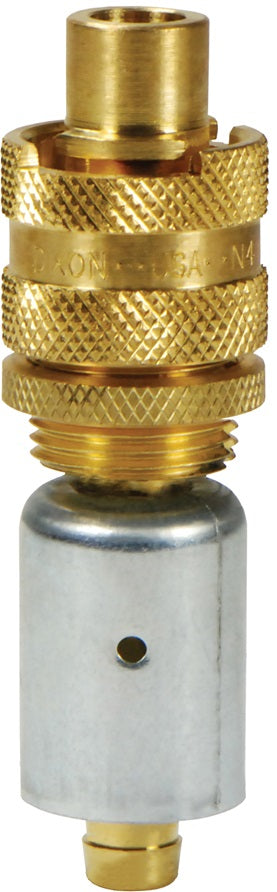 N4S4-B-LS-WF by Dixon Valve | Pneumatic Quick Disconnect Coupling | Dix-Lock® N-Series | Hose Barb with Ferrule | 1/2" Hose ID x 1/2" Body Size | Plug with Locking Sleeve | Brass