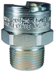 4NBM4 by Dixon Valve | Pneumatic Quick Disconnect Coupling | Dix-Lock® N-Series | 1/2" Male BSPT x 1/2" Body Size | Socket | Nitrile Seal | Steel