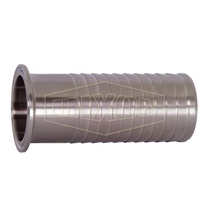 14MPHRL75 Dixon Valve 304 Stainless Steel Sanitary Brewery Hose Barb Adapter - 3/4" Tube OD