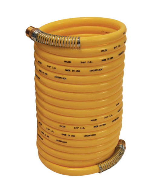 CC1412 Coil-Chief by Dixon Valve | Self-Storing Air Hose | 1/4" Hose ID | 1/4" Male NPT x 1/4" Male NPT | 12ft Length | Nylon