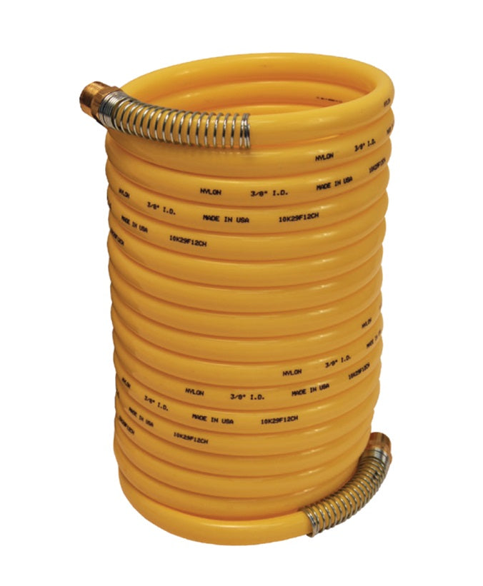CC1225 Coil-Chief by Dixon Valve | Self-Storing Air Hose | 1/2" Hose ID | 1/2" Male NPT x 1/2" Male NPT | 25ft Length | Nylon