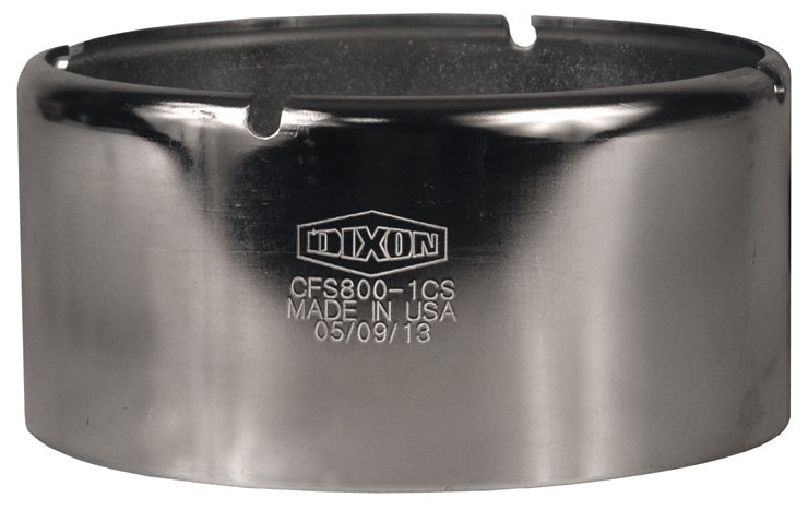 CFS800-1CS Dixon King Crimp® | Short Frac Ferrule | 8.625" Ferrule ID | for Hose OD from 8-29/64" to 8-36/64" | Carbon Steel