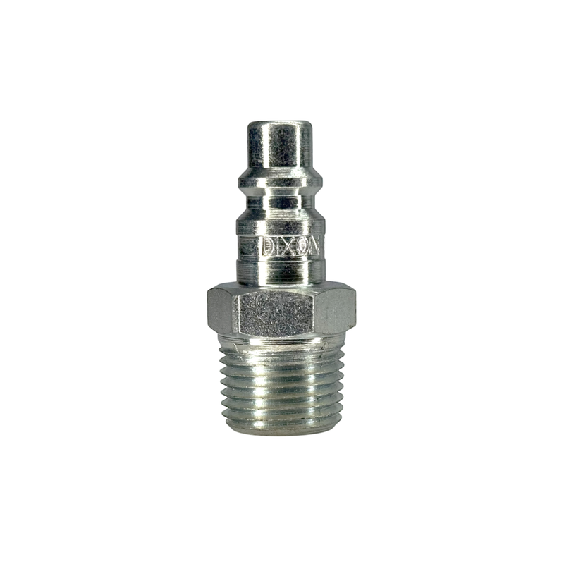 D6M6 by Dixon Valve | Pneumatic Quick Disconnect Coupling | DF-Series | 3/4" Male NPTF x 3/4" Industrial Interchange | Plug | Steel