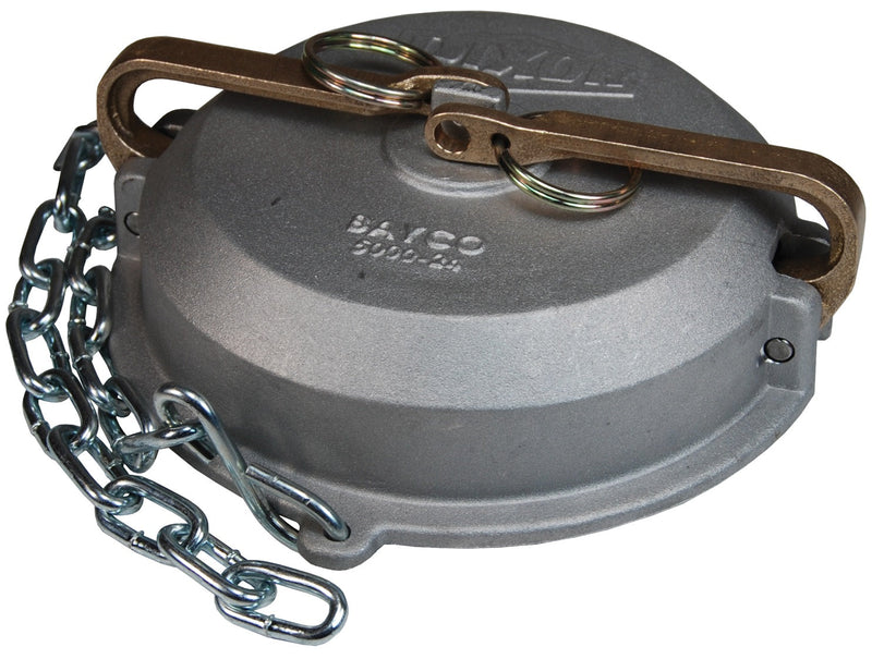 5000-24L by Dixon Valve | API Dust Cap | with Locking Arms | 4" API Size | Aluminum