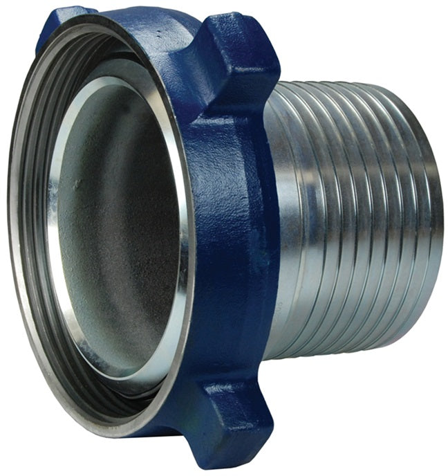HUM100600CS by Dixon Valve | Boss® LPS Frac Fitting | Figure 100 | Male Fitting with Nut | 6" Size | Iron/Steel