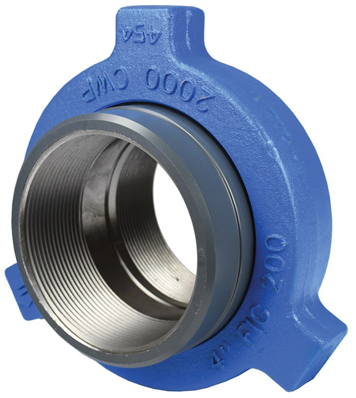 HU200400 by Dixon Valve | Boss® LPS Hammer Union | 200-Series | Threaded | 2,000 NSCWP (PSI) | 4" Size | Forged Steel
