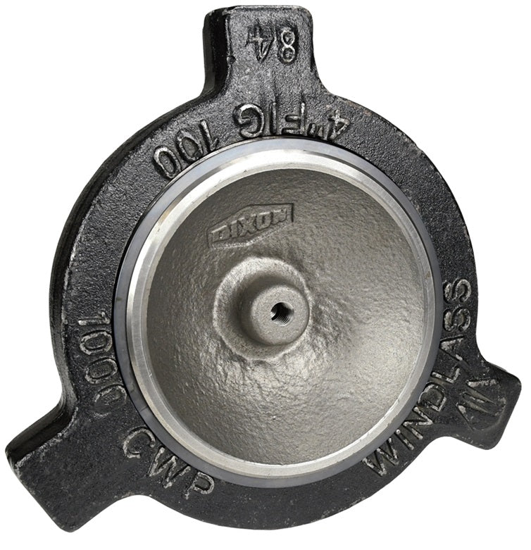 HUC100400 by Dixon Valve | Boss® LPS Hammer Union Blanking Cap | Figure 100 | 4" Size | Includes: Nut/Plug Body, O-Ring, and Retaining Ring | Forged Steel