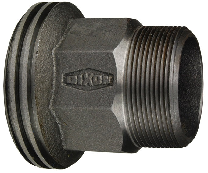 HUF206200MT by Dixon Valve | Boss® LPS One-Piece Port Adapter | Figure 206 | 2" Size | Male NPT x Female Hammer Union | Iron