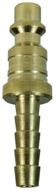 D4S6-B by Dixon Valve | Pneumatic Quick Disconnect Coupling | DF-Series | Hose Barb | 3/4" Hose ID x 1/2" Industrial Interchange | Plug | Brass