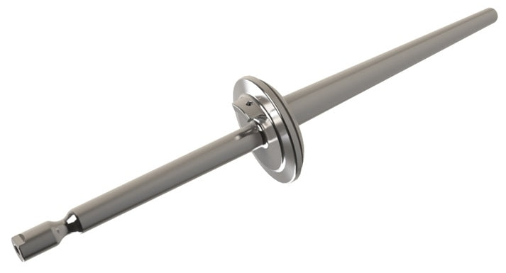 DX603010A1GV2R Dixon Valve DX60 Series Hygienic Tanker Valve - 3" Flange x Male Threaded Bevel with Conical Freeze Rod - 304 Stainless Steel