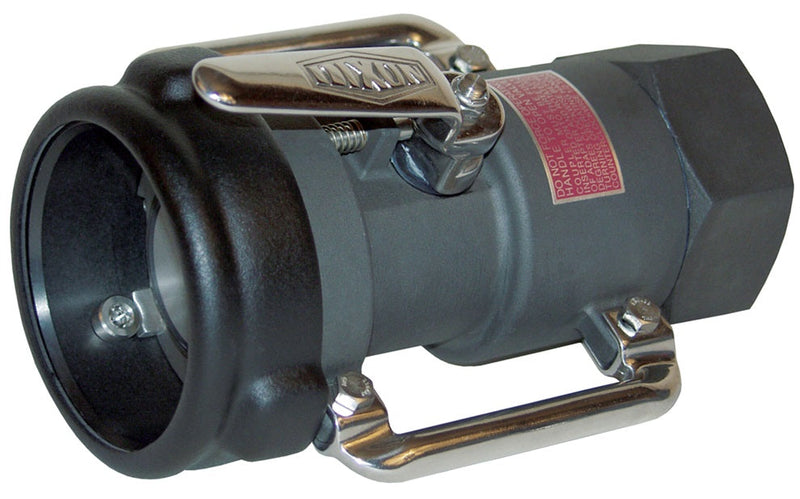 BSS62-300 by Dixon Valve | Dry Disconnect | Bayonet Style | 3" Size | Swivel Coupler x Female NPT (ZERK Fitting) | FKM Seal | Anodized Hard Coat Aluminum