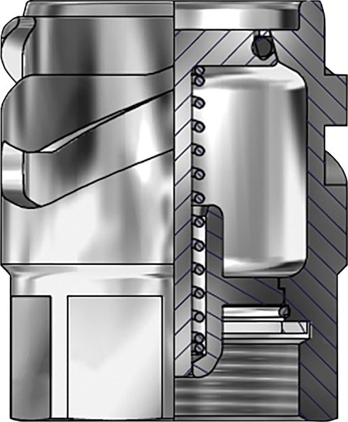 DDEA200SS by Dixon Valve | Dry Evotek Adapter | 2" Female NPT | 106mm Body Size | Stainless Steel