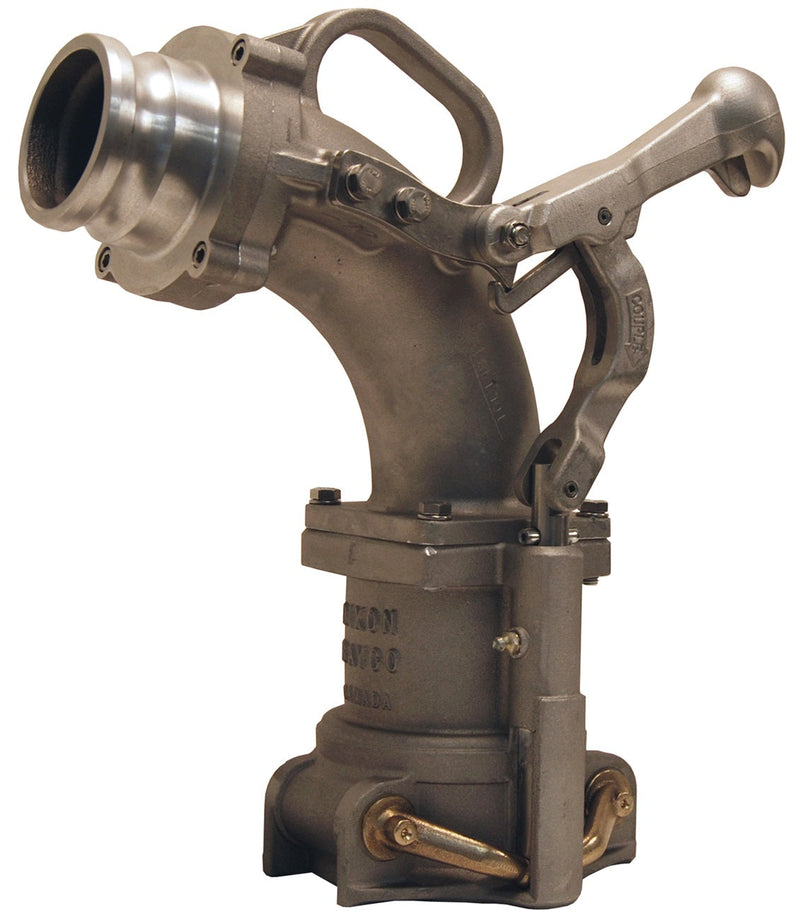 VR6500NP by Dixon Valve | Dual Point Vapor Recovery Elbow | Ball Lever | 3" Male Adapter Outlet, Heavy Duty Ball Valve, Without Poppet Valve | Aluminum